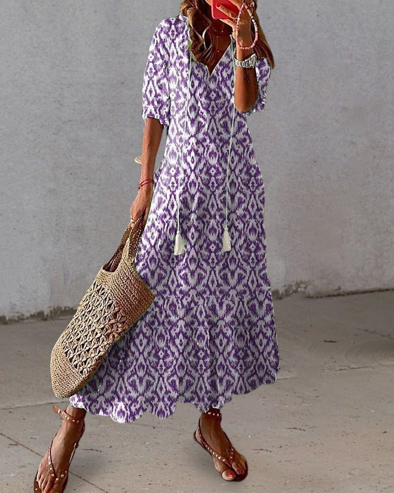 ARIA | Boho Tummy Coverage Dress