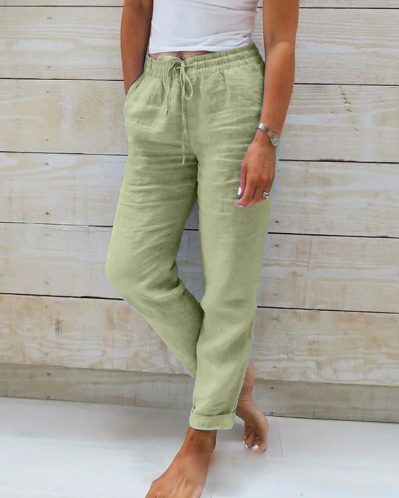 Aurora | Relaxed Drawstring Trousers