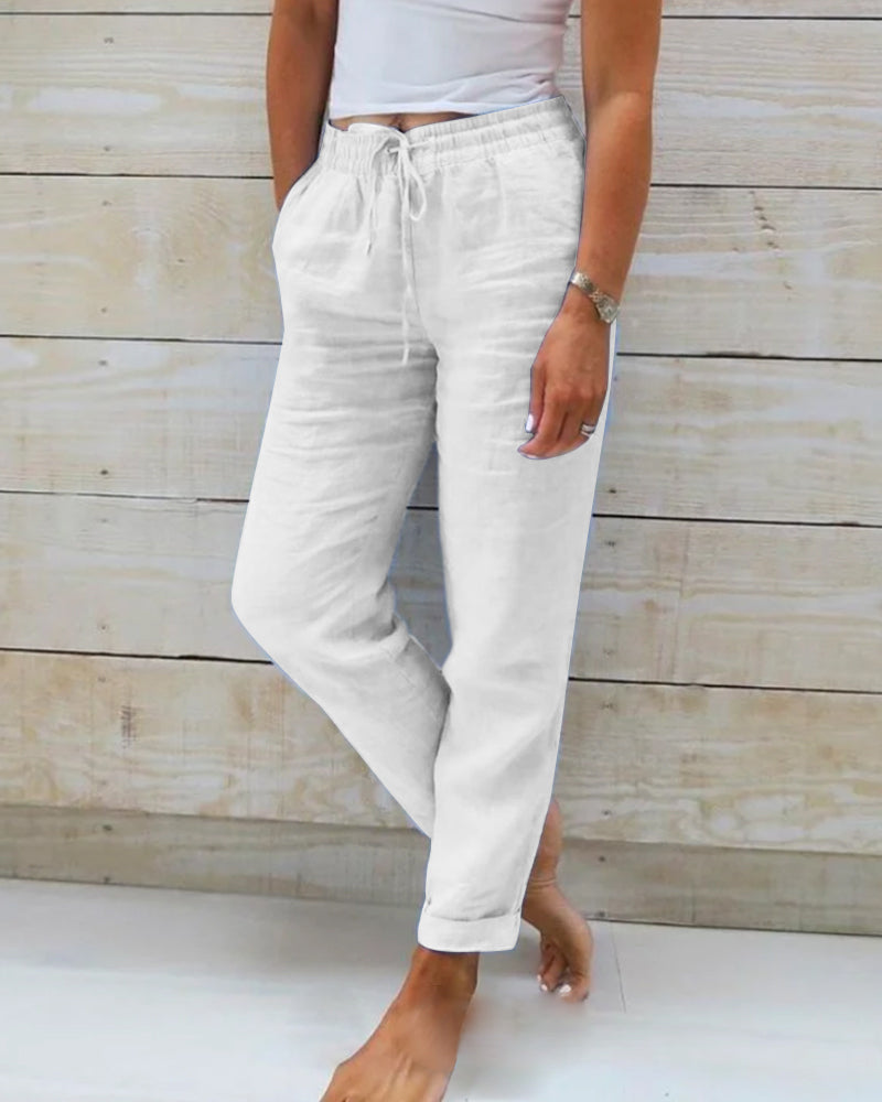 Aurora | Relaxed Drawstring Trousers