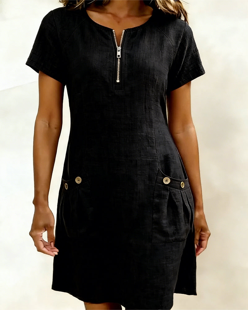 Lina™ Dress — Natural Elegance for Everyday