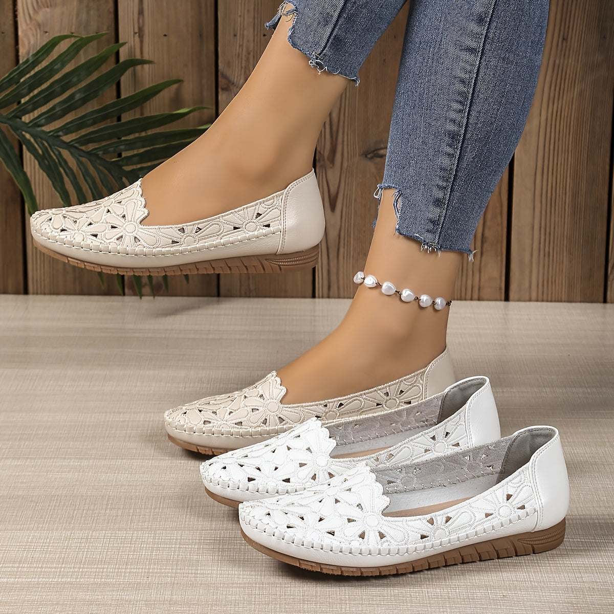 Fleurie | Openwork Orthopaedic Ballet Flats