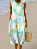 Erin™ | Midi Dress Pastel Blossom