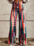 BETH™ - Vibrant Boho Wide-Leg Trousers