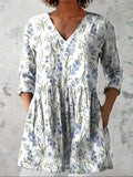 Isabella | Lovely Floral V-Neck Shirt