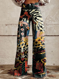 FELICITY™ - Artistic Print Wide-Leg Trousers