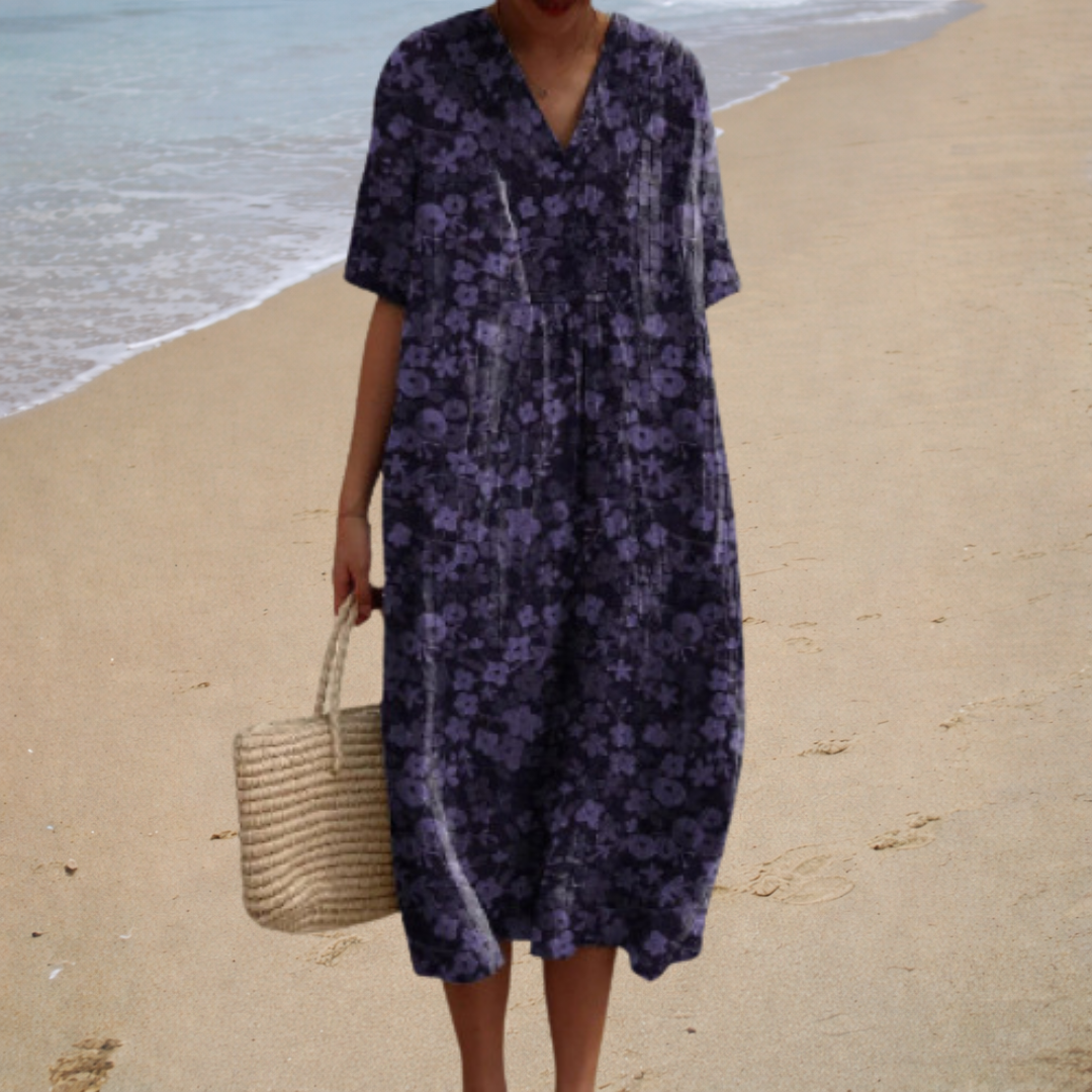Adèle | Long Floral Dress