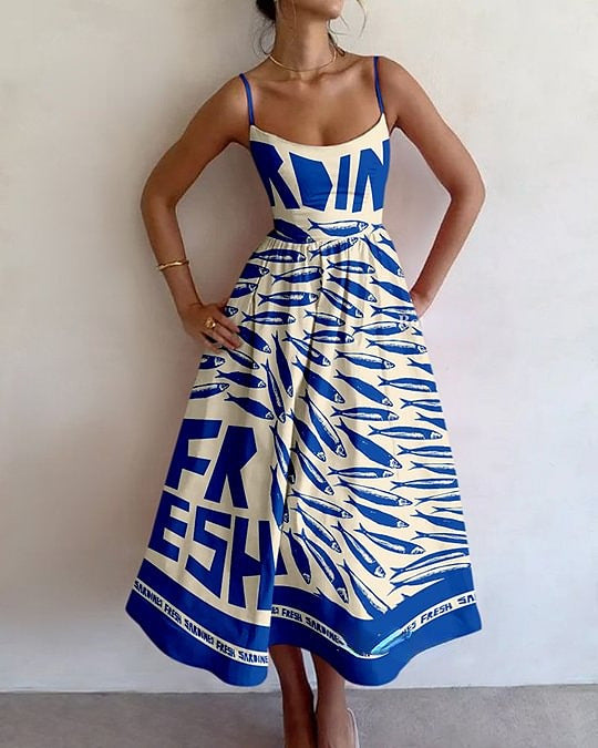 Hadleigh | Coastal Market Midi Dress