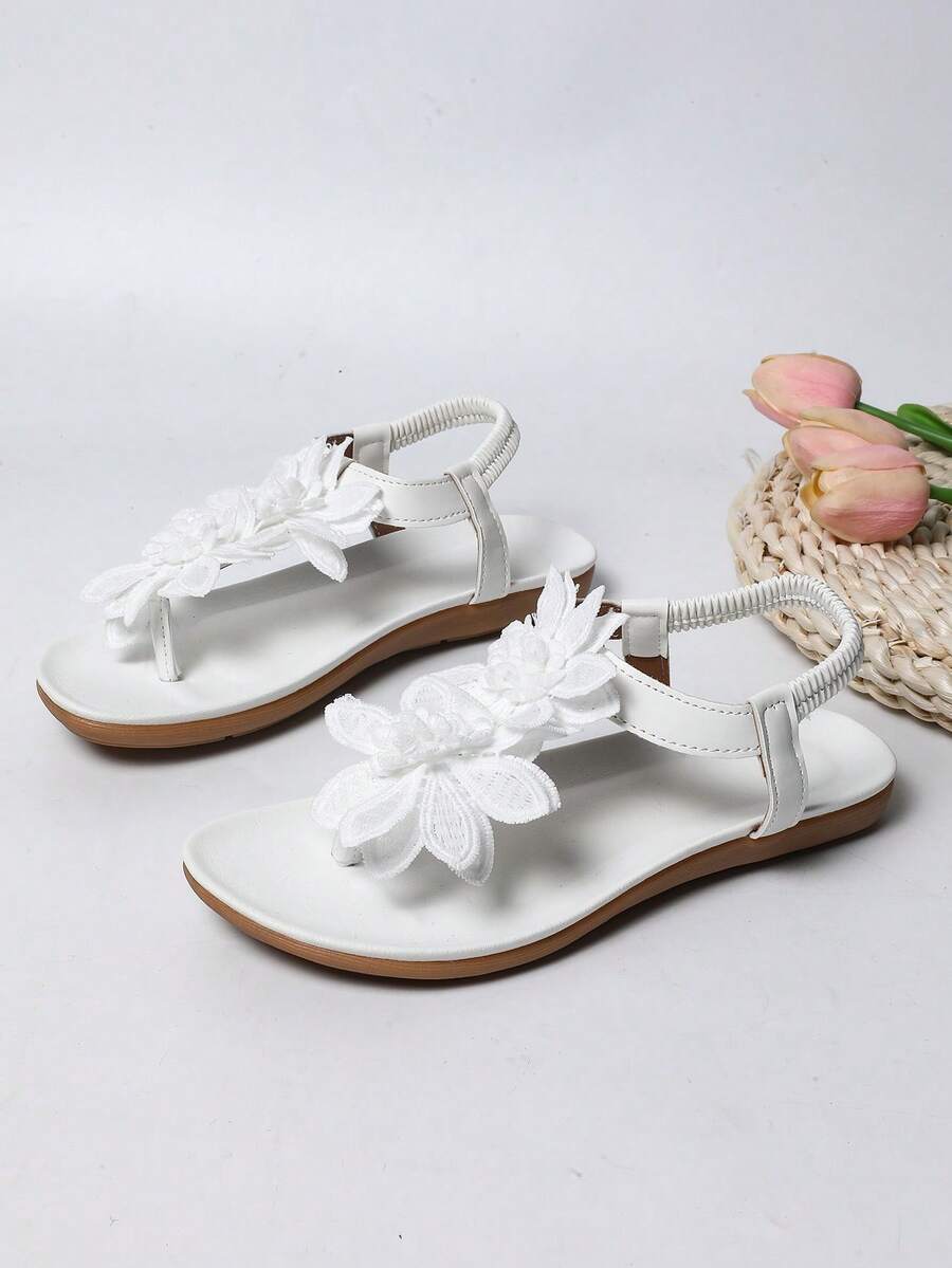 Floréa | Orthopaedic Sandals with Applied Flowers