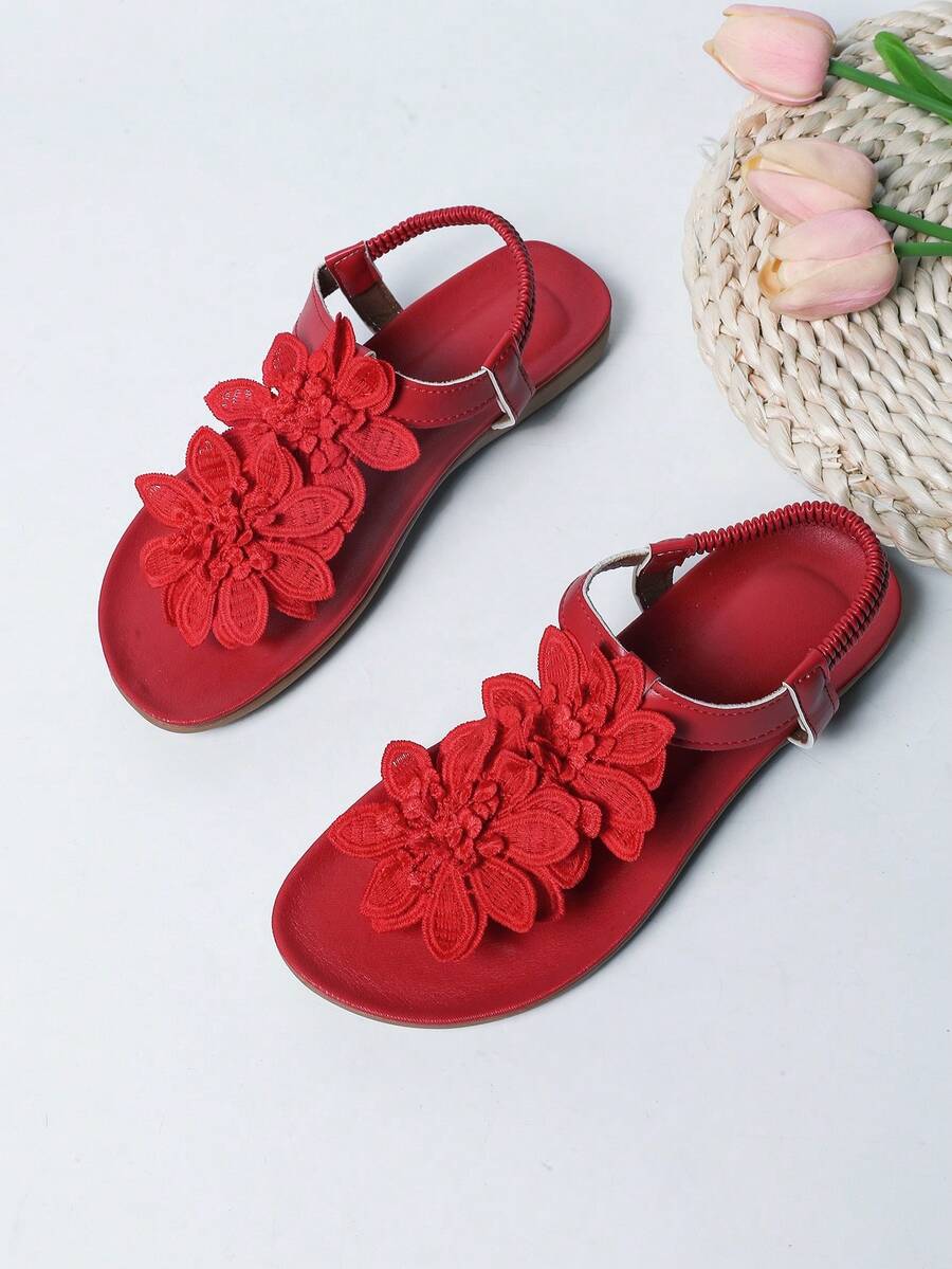 Floréa | Orthopaedic Sandals with Applied Flowers