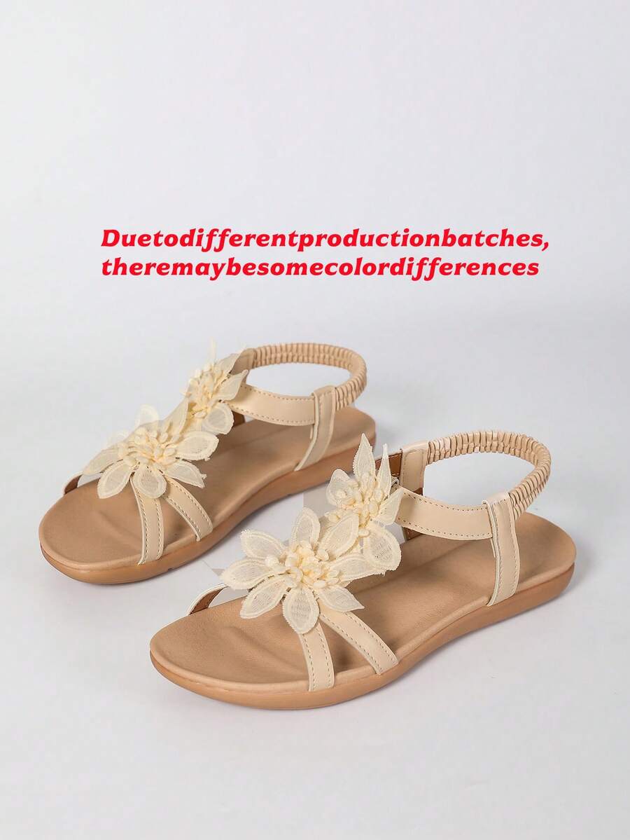 Floréa | Orthopaedic Sandals with Applied Flowers