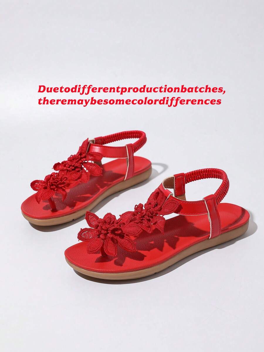 Floréa | Orthopaedic Sandals with Applied Flowers