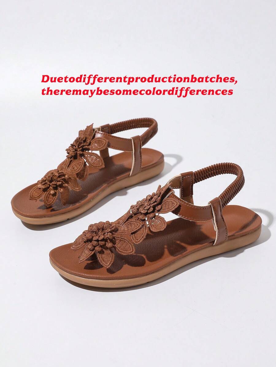 Floréa | Orthopaedic Sandals with Applied Flowers