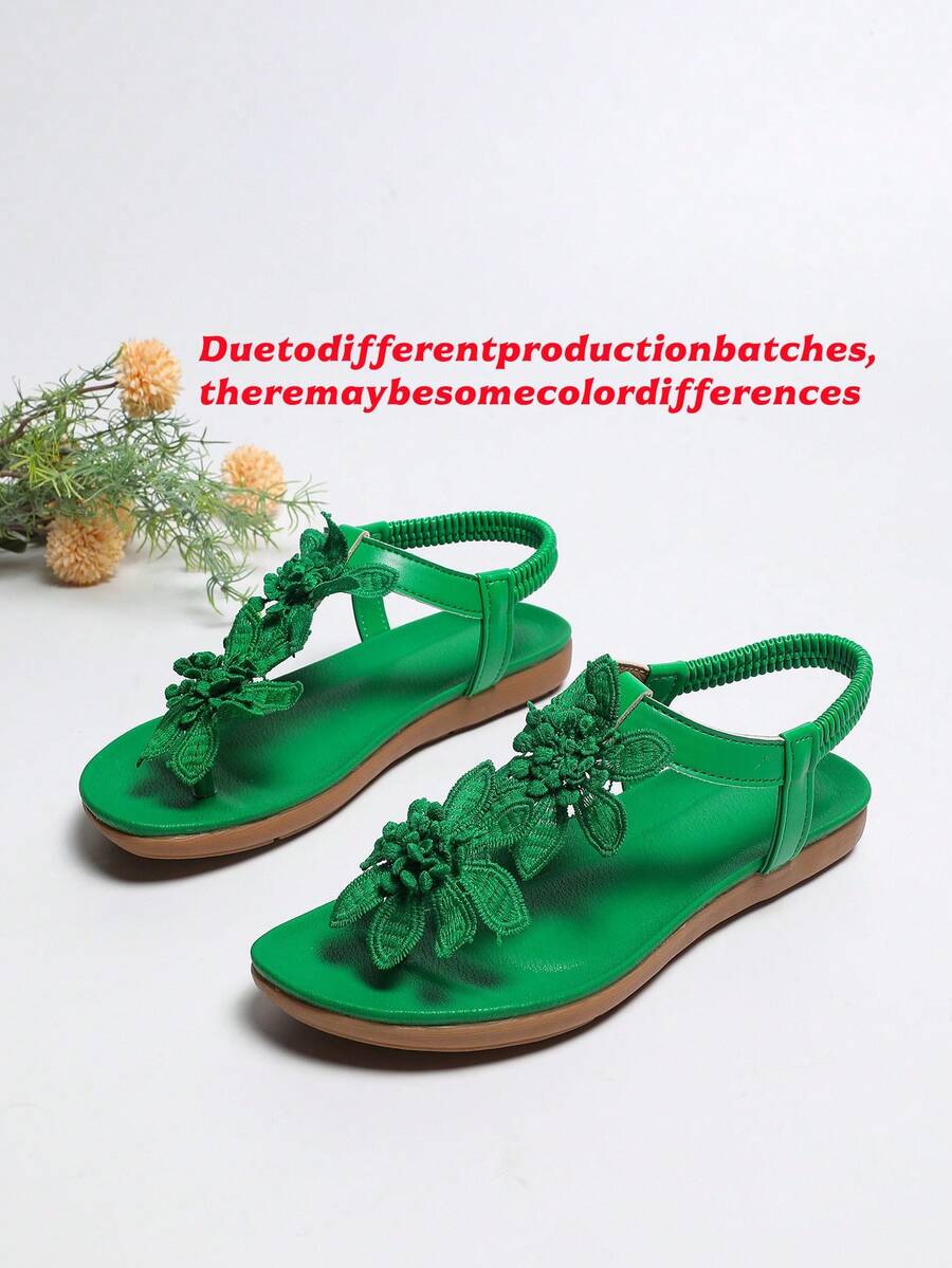 Floréa | Orthopaedic Sandals with Applied Flowers