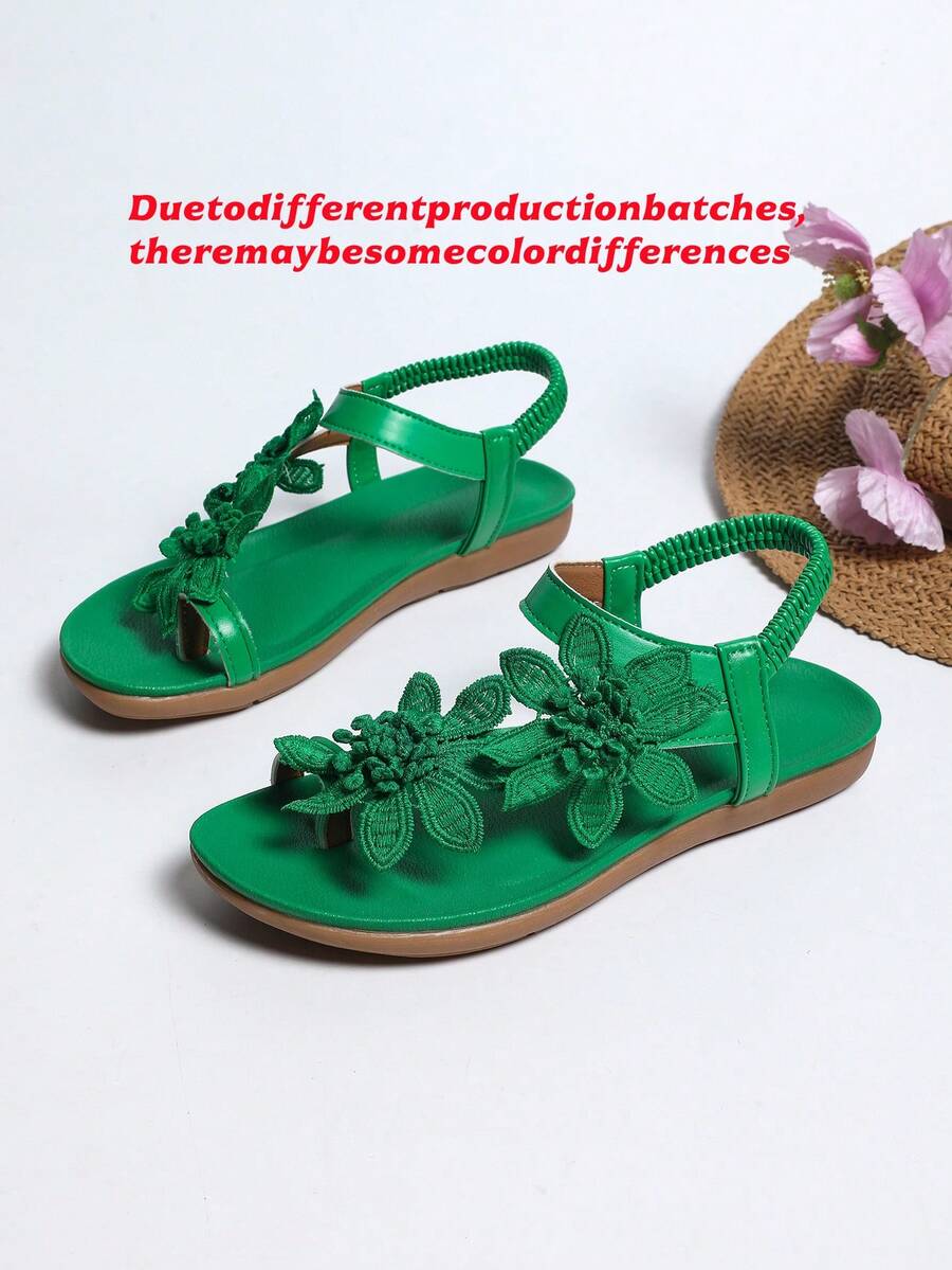 Floréa | Orthopaedic Sandals with Applied Flowers