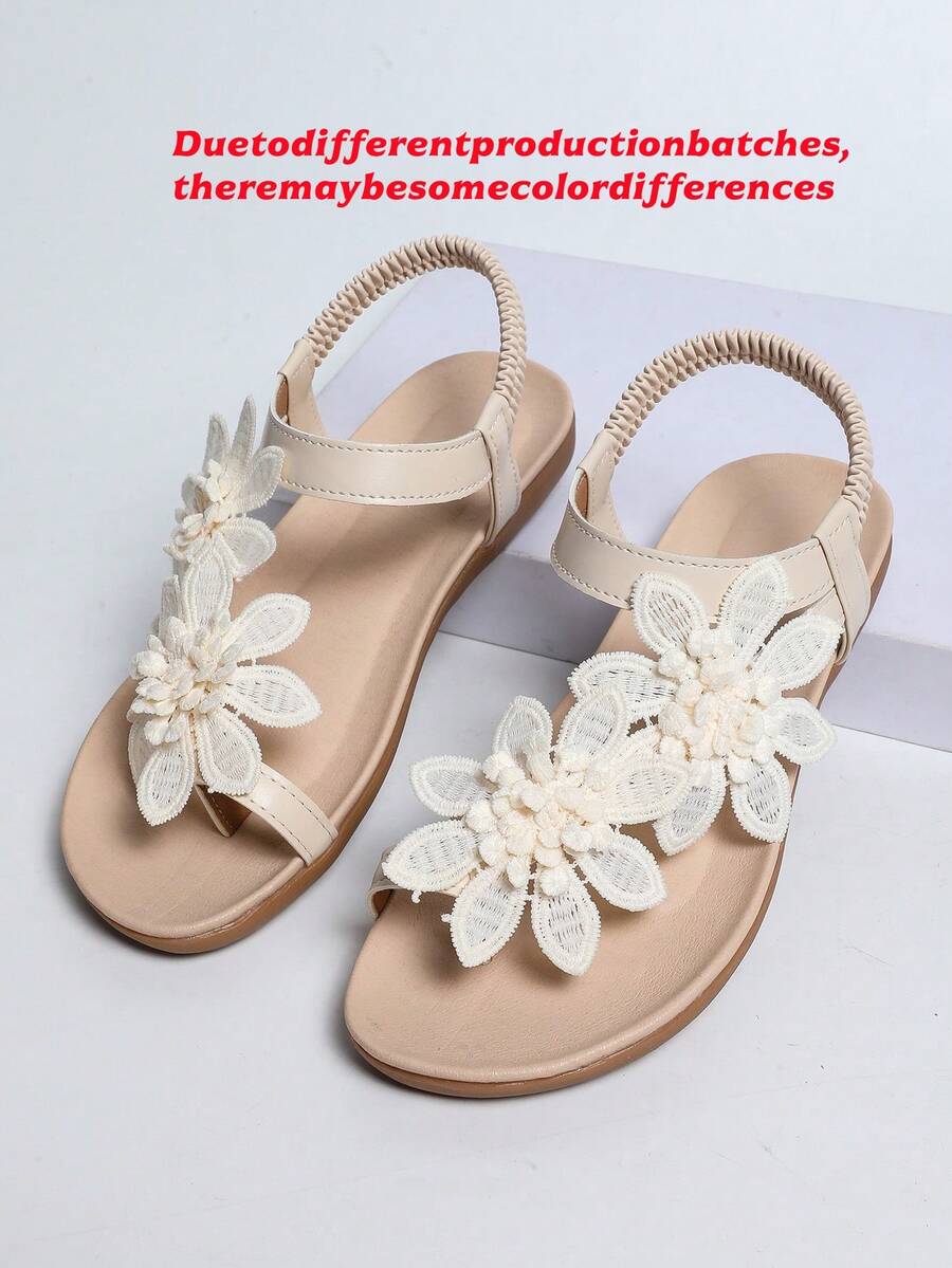 Floréa | Orthopaedic Sandals with Applied Flowers