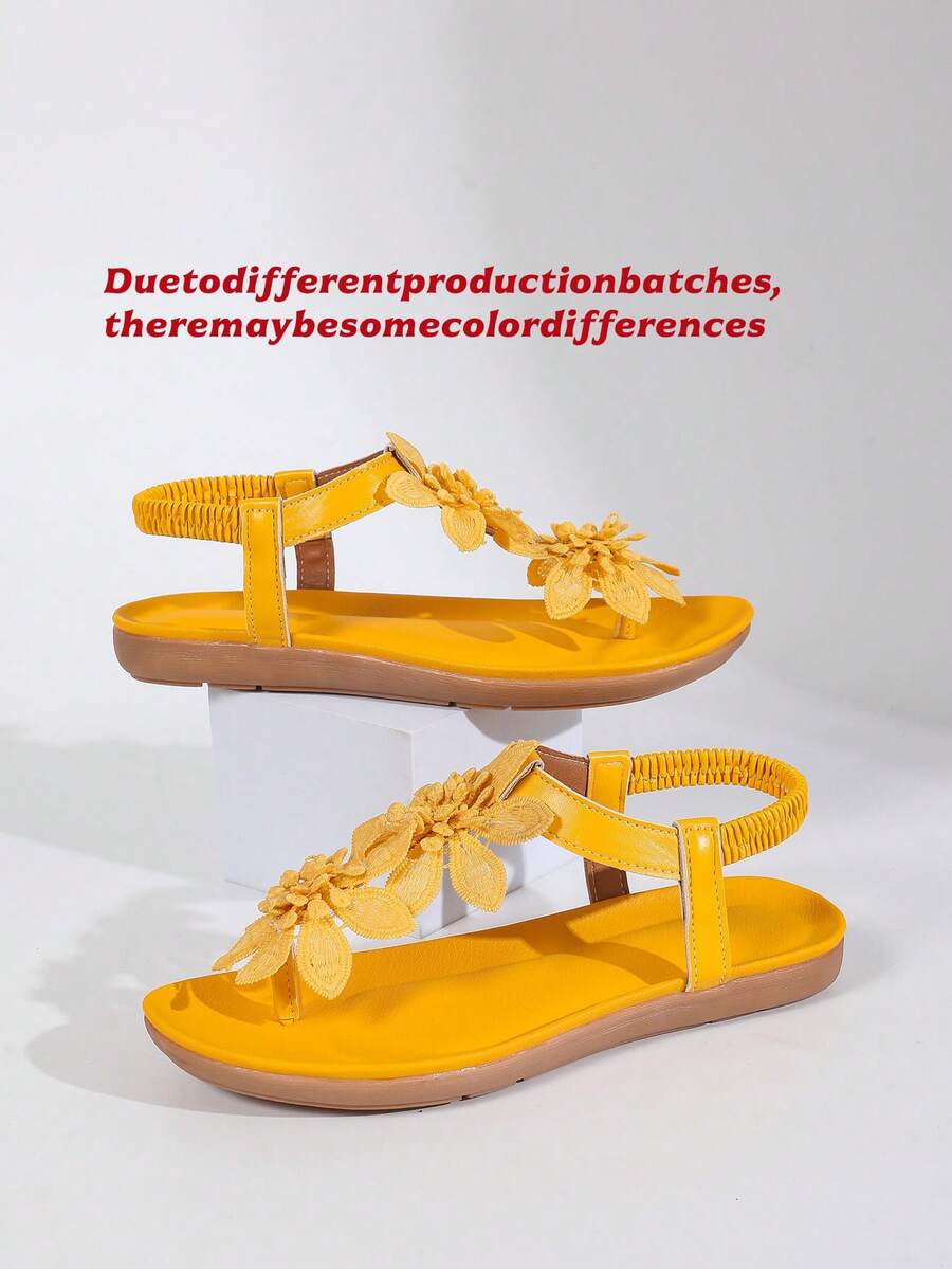 Floréa | Orthopaedic Sandals with Applied Flowers