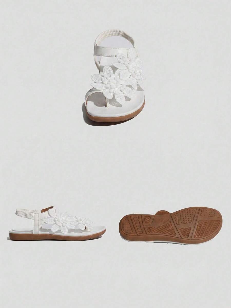 Floréa | Orthopaedic Sandals with Applied Flowers