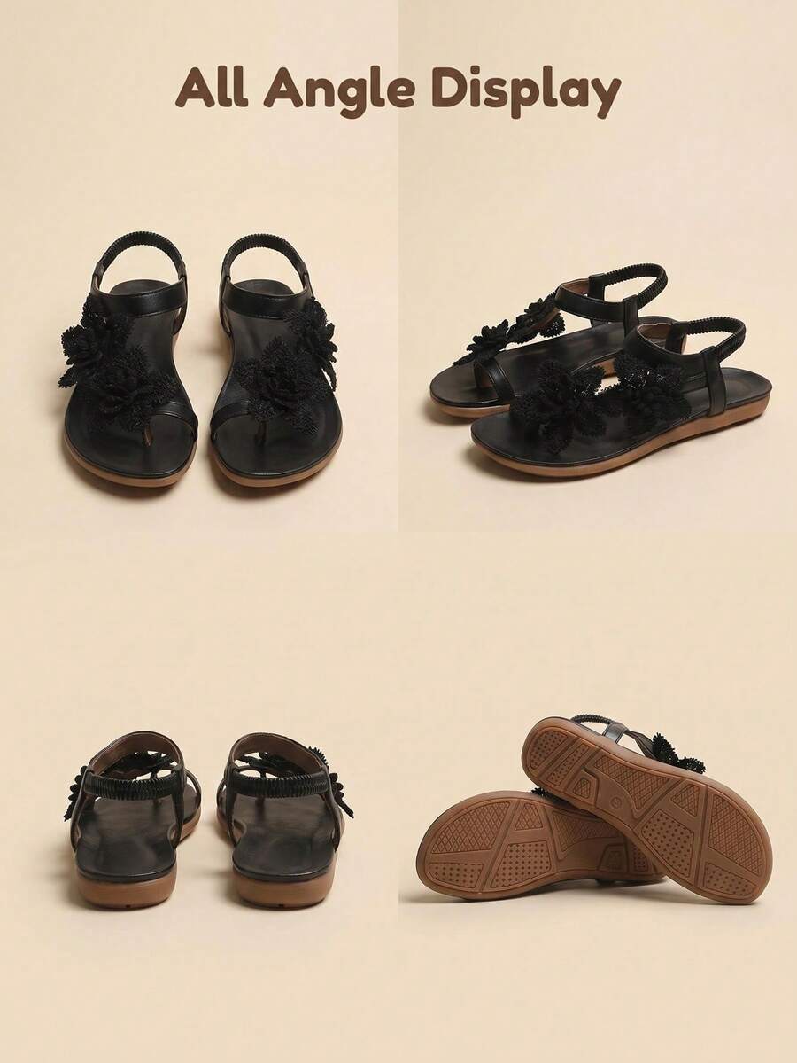 Floréa | Orthopaedic Sandals with Applied Flowers