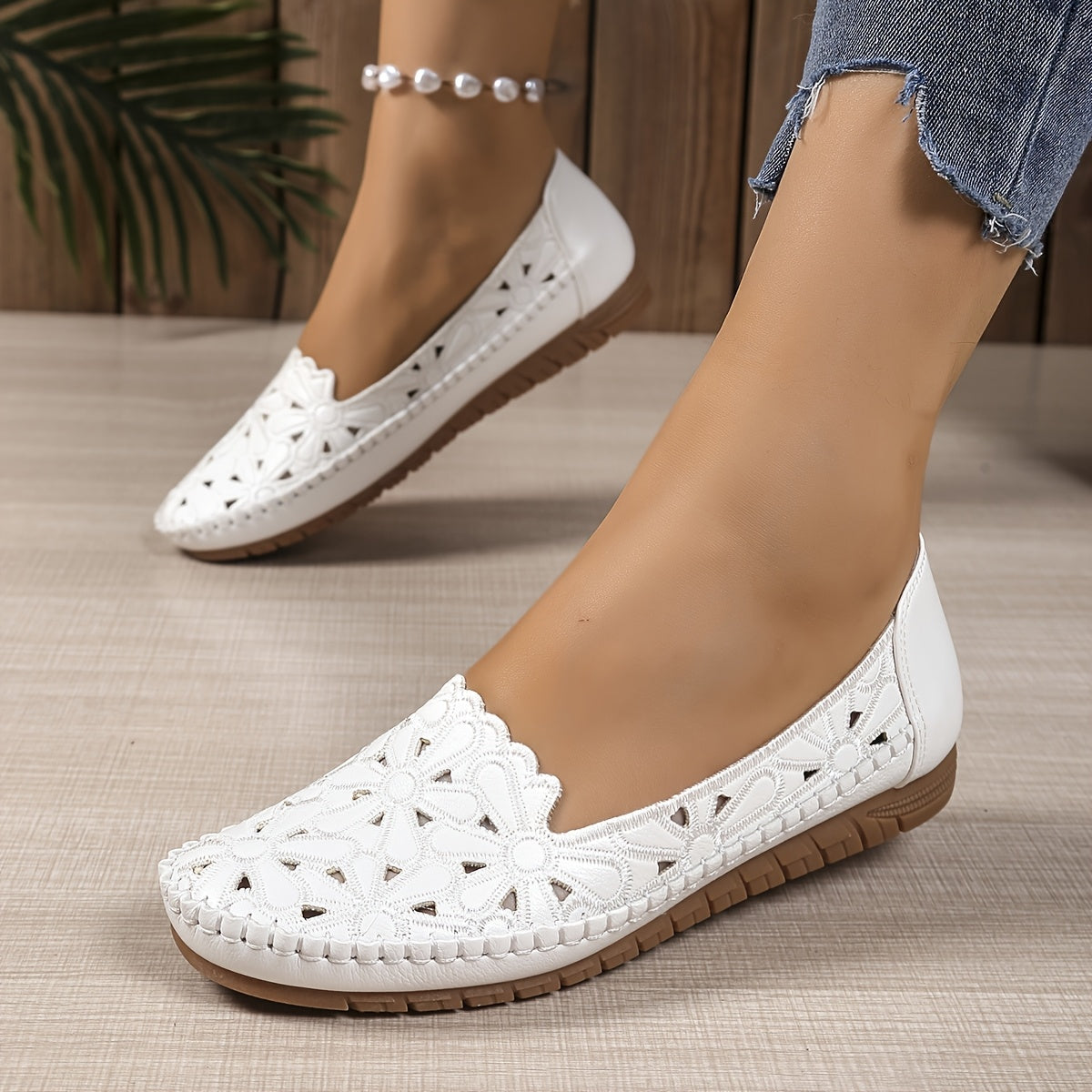 Fleurie | Openwork Orthopaedic Ballet Flats