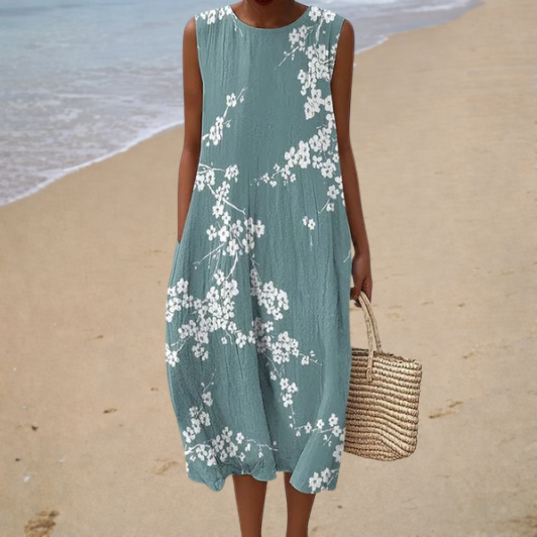Geneviève | Floral Midi Dress
