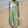Marion | Natural Midi Dress