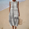 Mathilde | Graphic Midi Dress