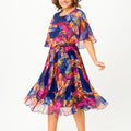 JUDITH | COMFORTABLE PLUS SIZE CHIFFON DRESS