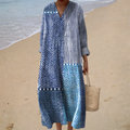 Thérèse | Graphic Long Dress