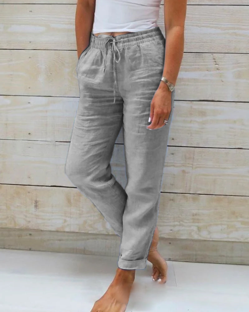 Aurora | Relaxed Drawstring Trousers