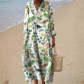 Sylvie | Natural Tropical Dress