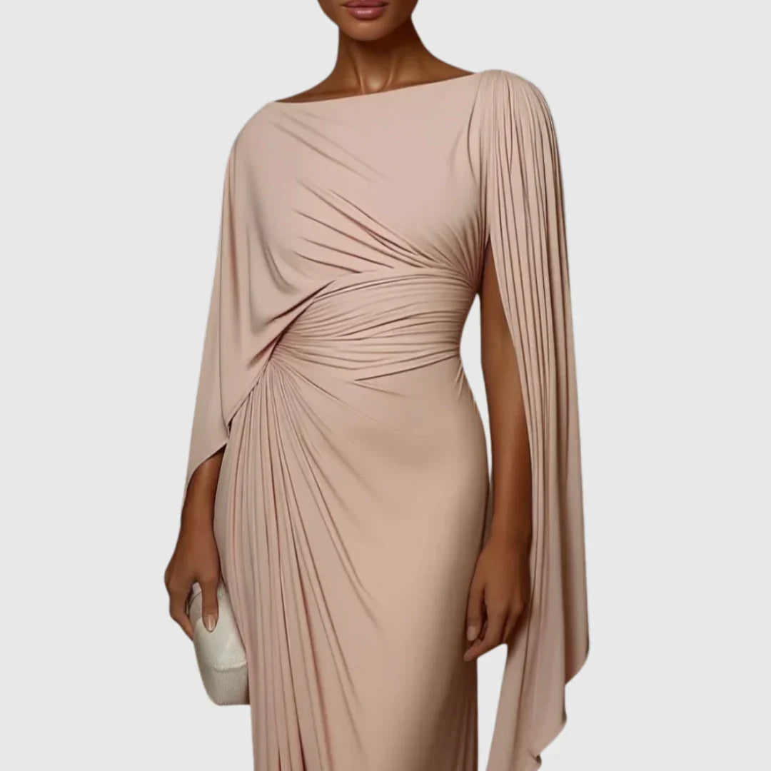 Lyssa | Long Pleated Dress