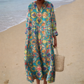 Sophie | Long Bohemian Print Dress