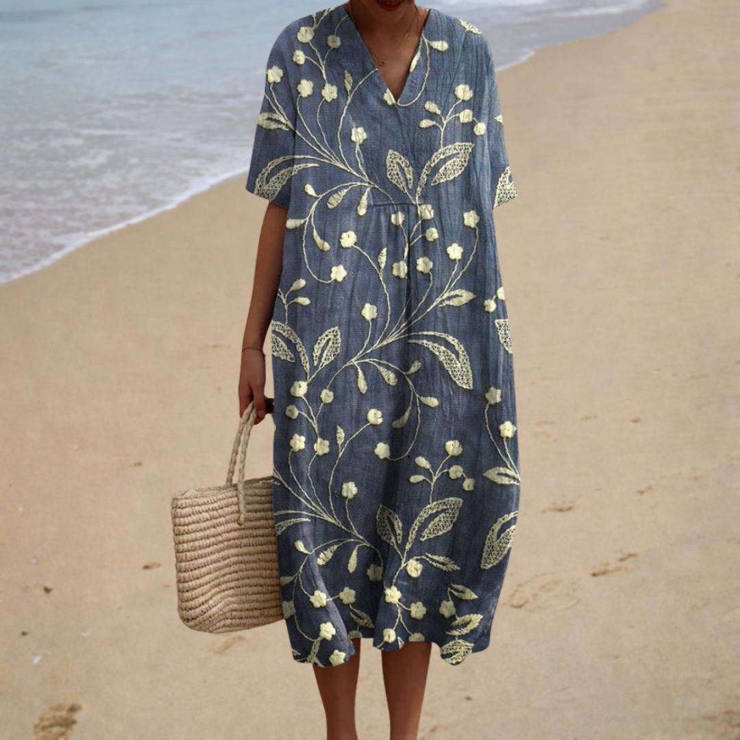 Élora | Bohemian Midi Dress