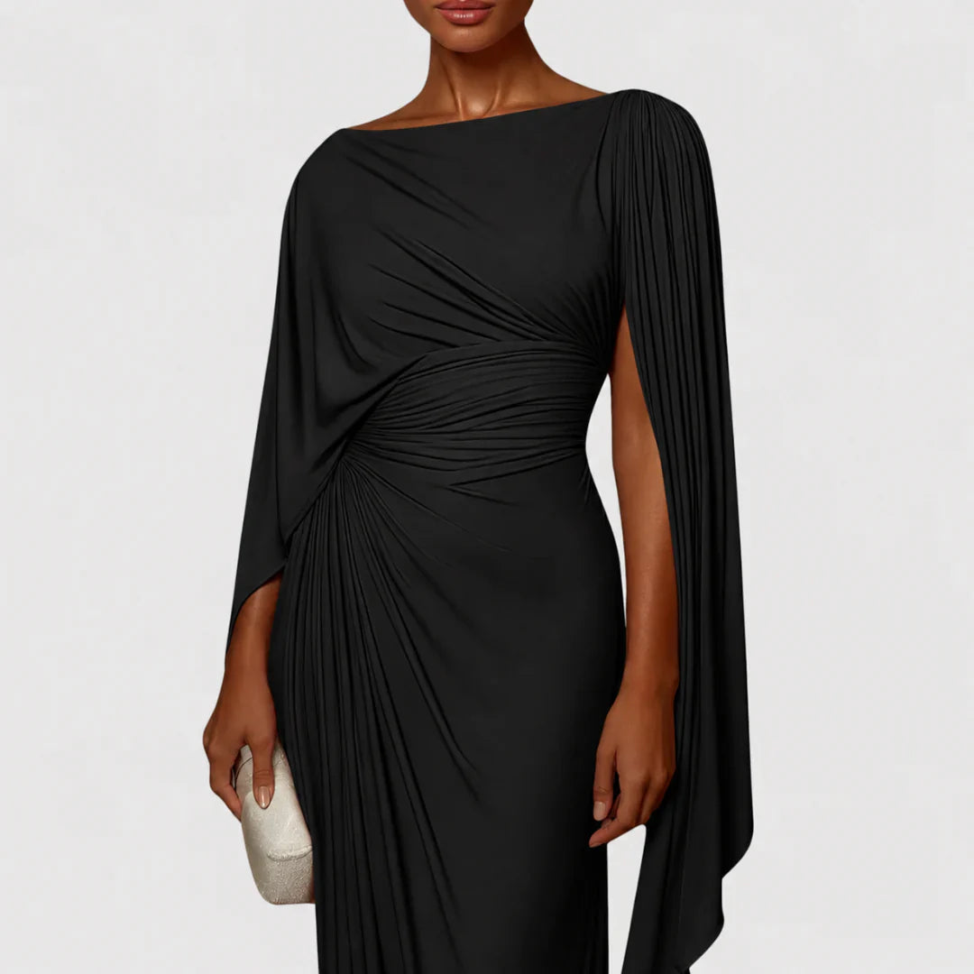 Lyssa | Long Pleated Dress