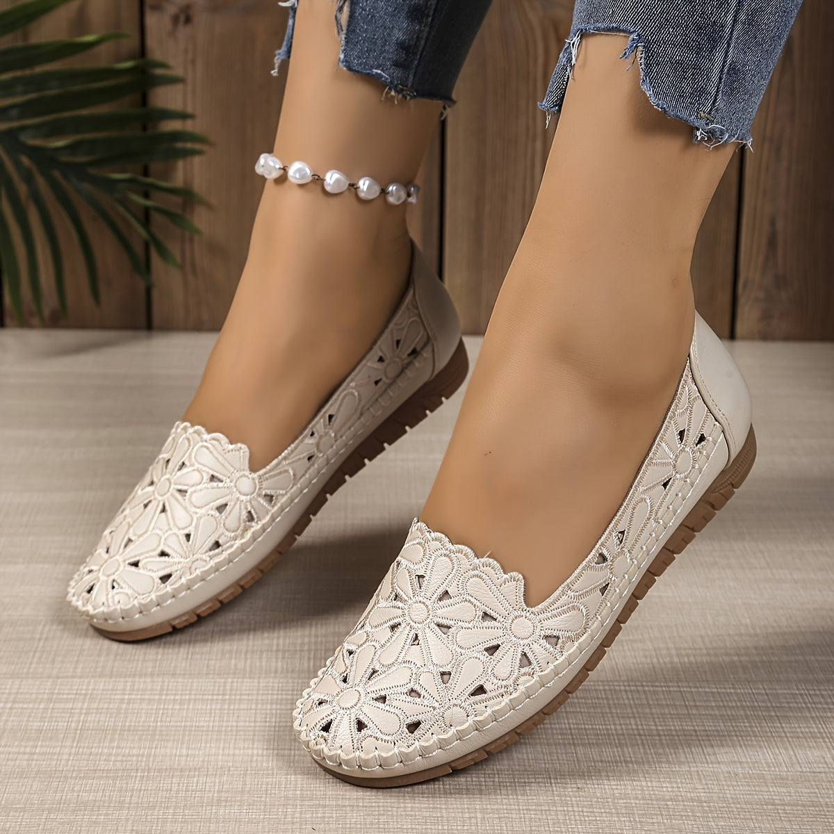 Fleurie | Openwork Orthopaedic Ballet Flats