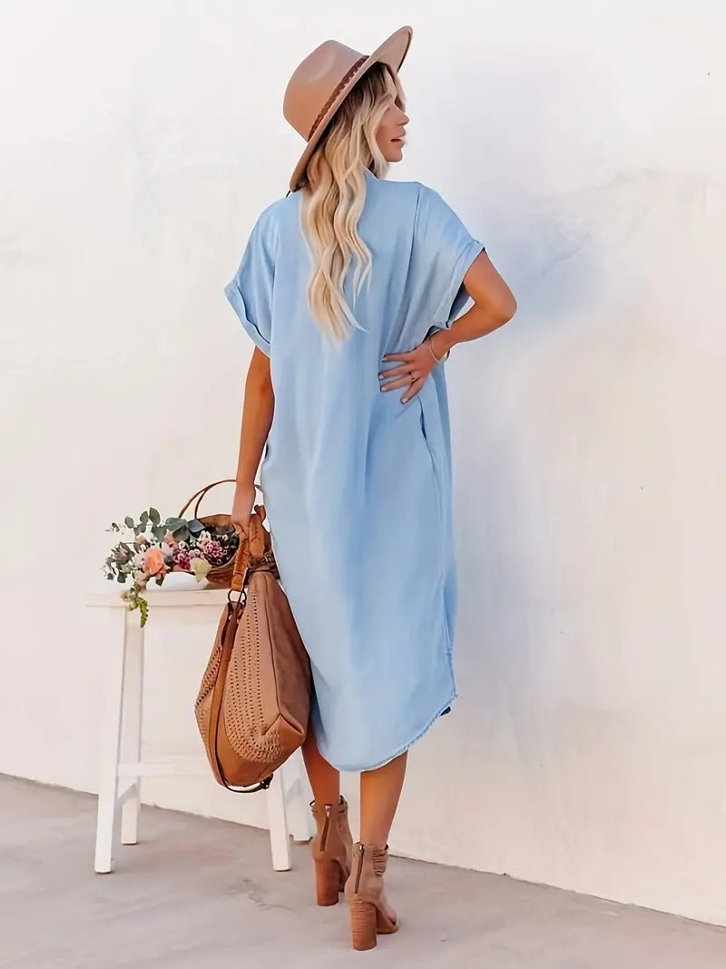 SAVANNAH | Shirt-Dress With Pockets