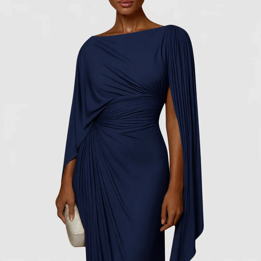 Lyssa | Long Pleated Dress