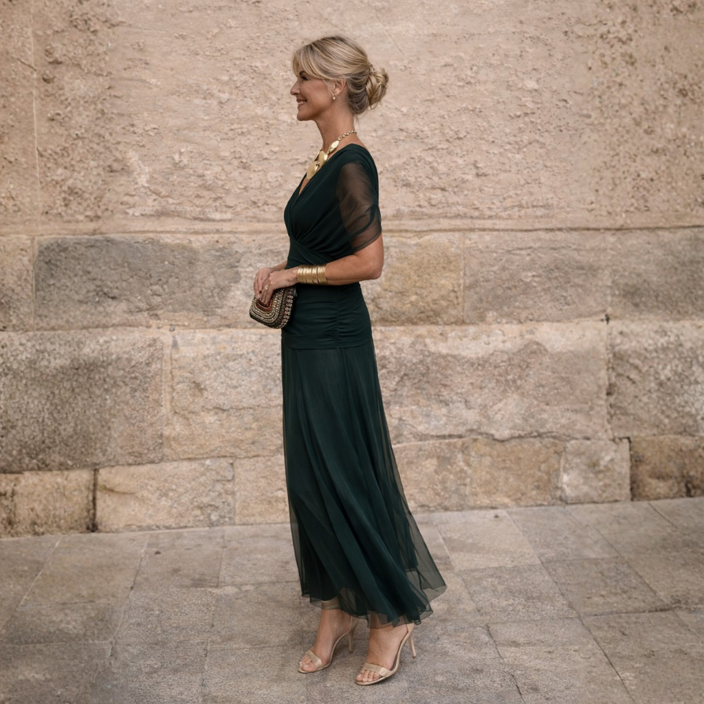 Mikaela | Off Shoulder Maxi Dress