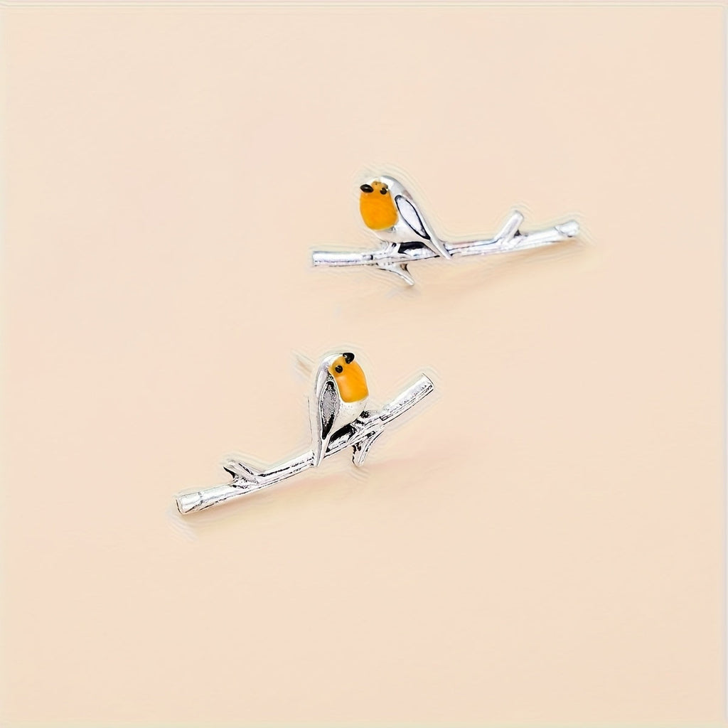 Cartoon Bird Earrings