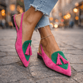 Rosemary | Bicolour Flat Mule