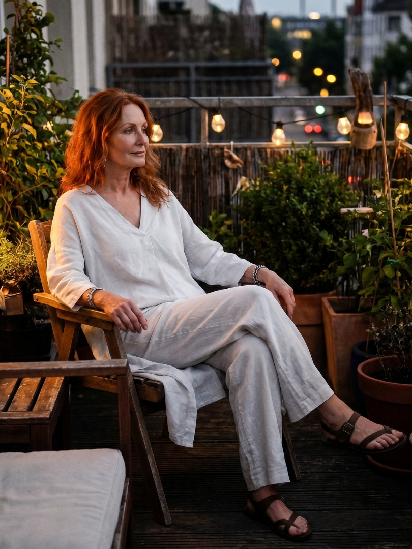 Onyx | Loose Tunic Top Wide Leg Trouser Set