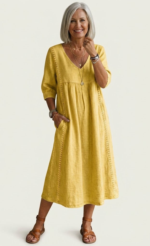 Juliette I Elegance A-Line Maxi Dress