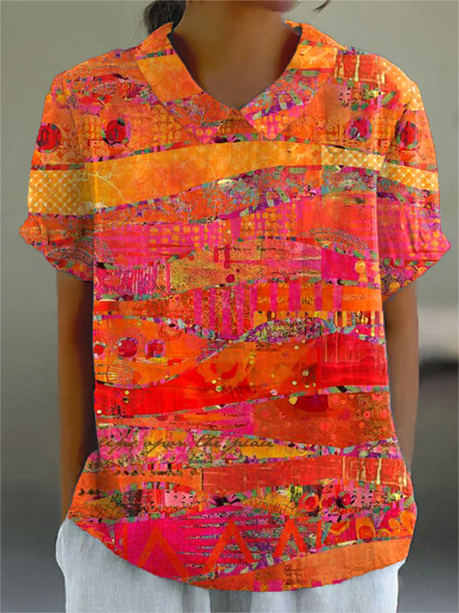 Isla | Abstract Pattern Shirt