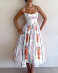 Brinleyrae | Seaside Whimsy Midi Dress