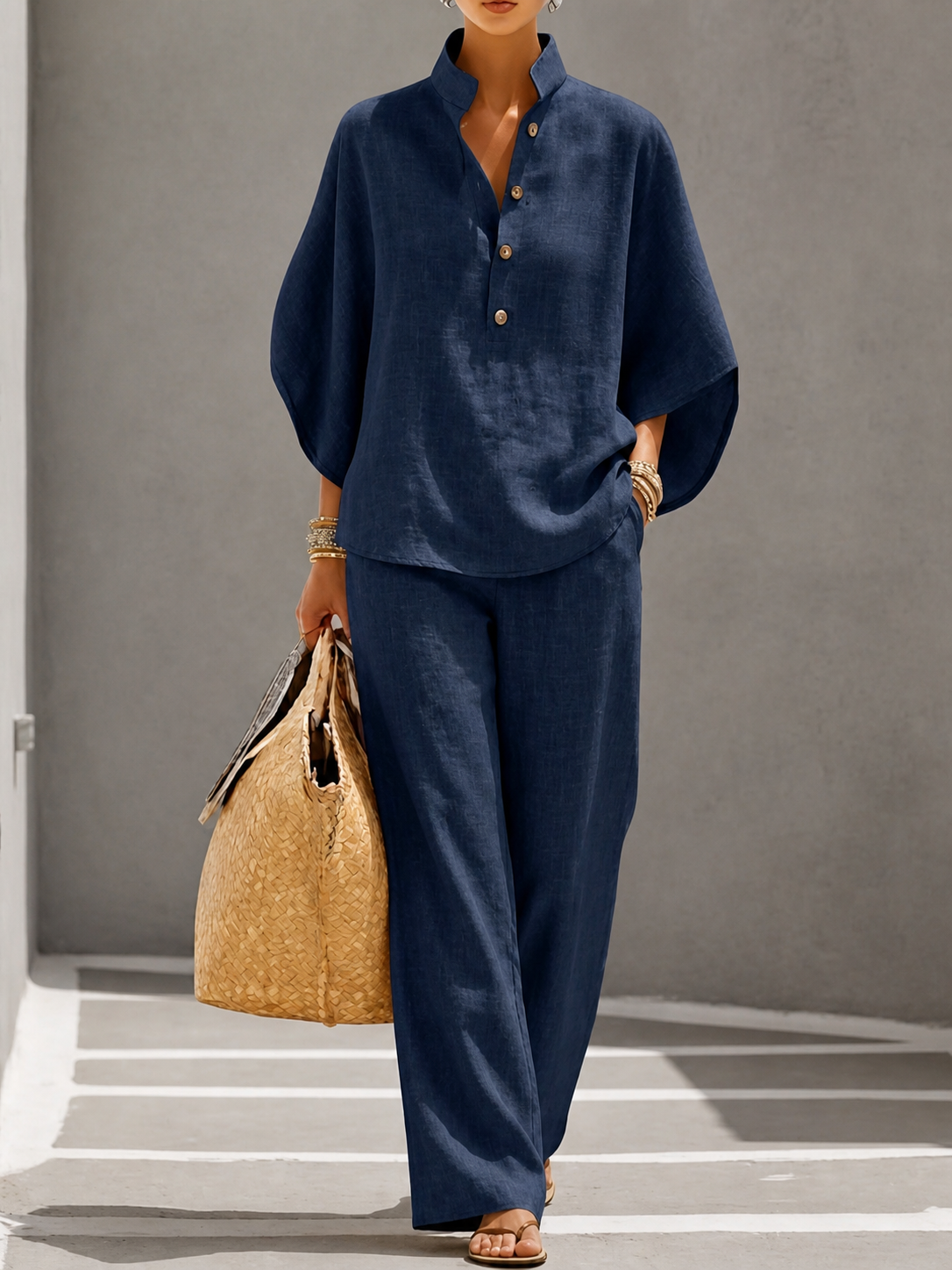 Ariel | Linen Ensemble · Fluidity & Natural Elegance