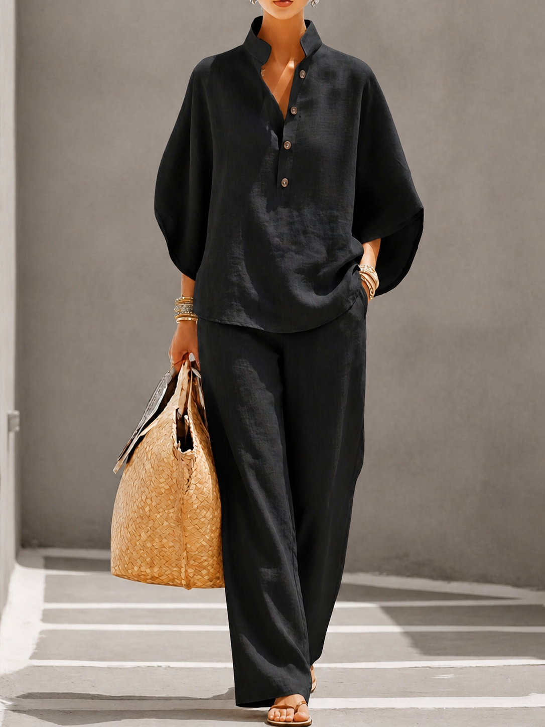 Ariel | Linen Ensemble · Fluidity & Natural Elegance