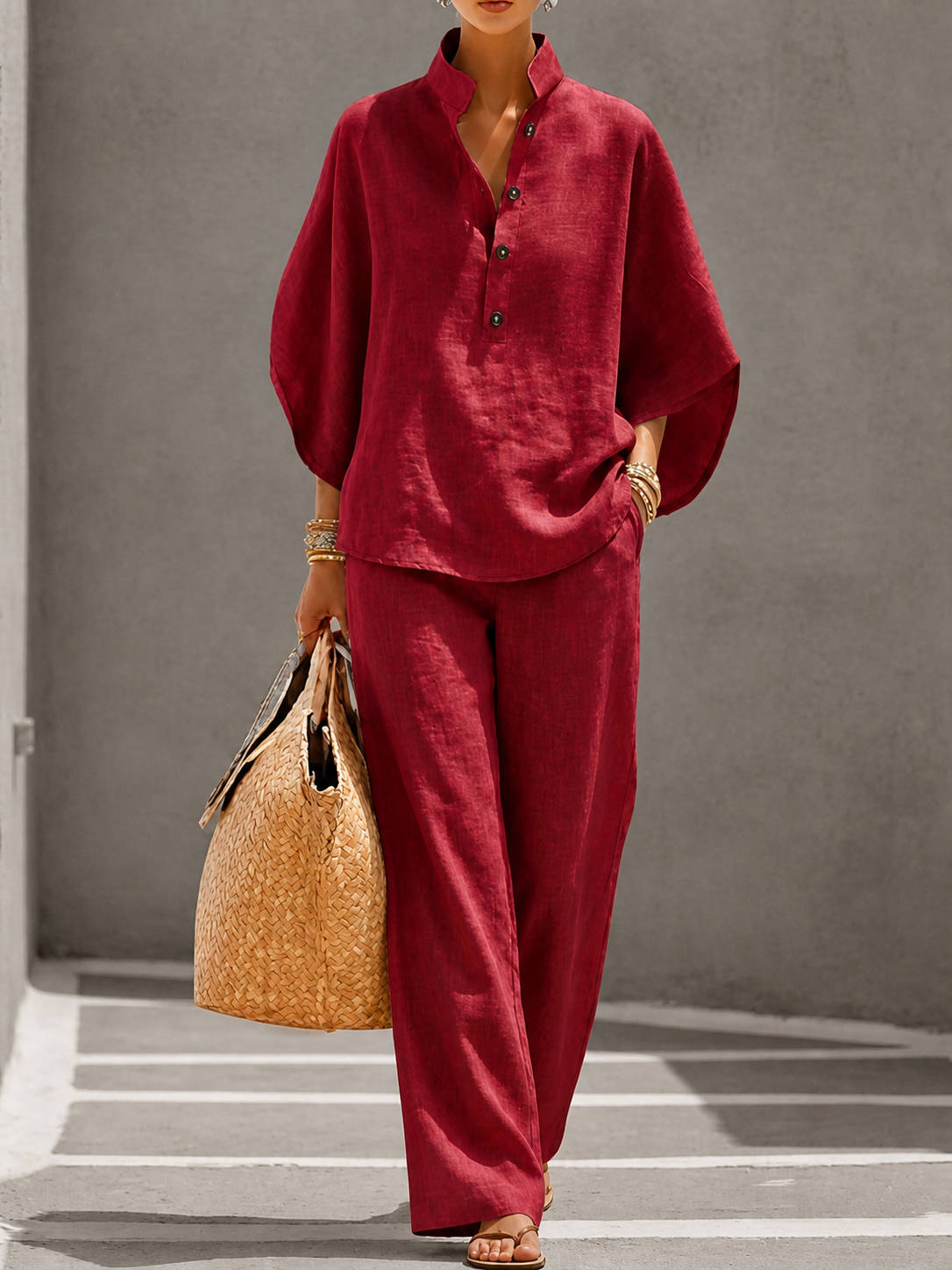 Ariel | Linen Ensemble · Fluidity & Natural Elegance