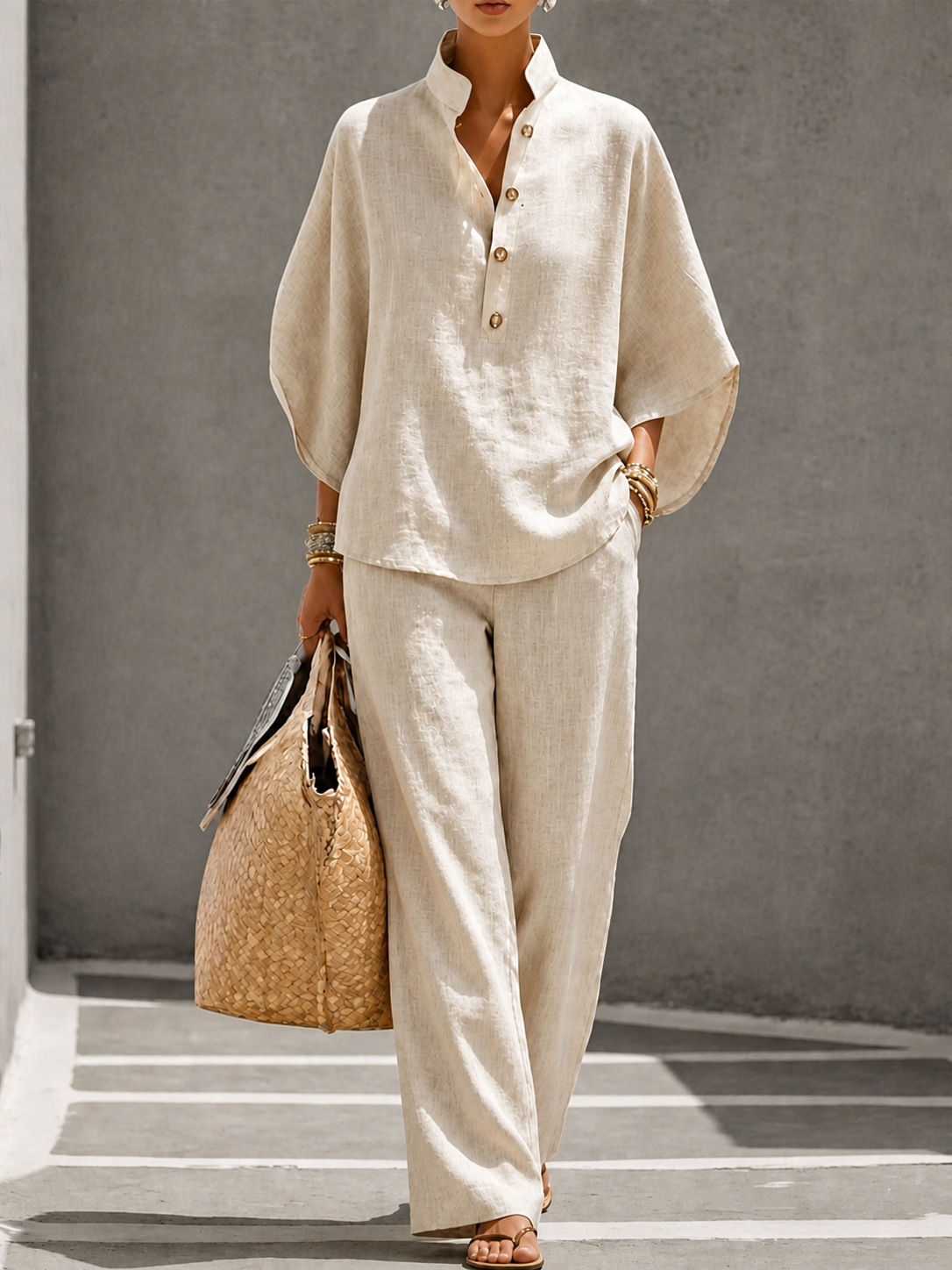 Ariel | Linen Ensemble · Fluidity & Natural Elegance