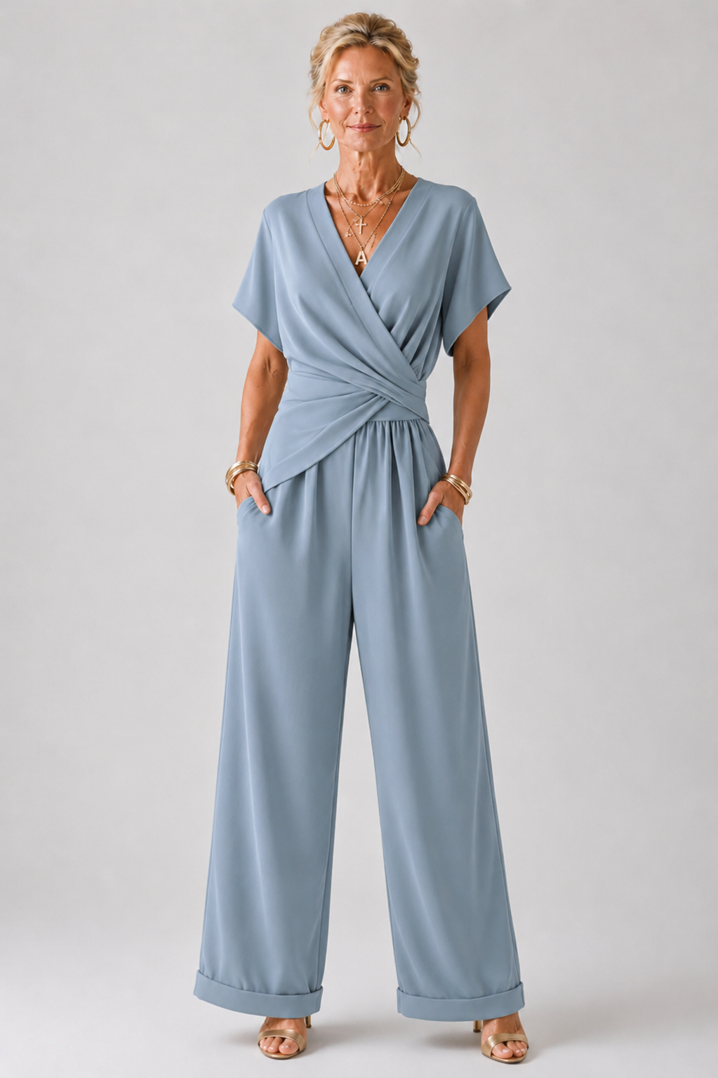 COLLEEN™ - ELEGANT TWO-PIECE SUMMER SET