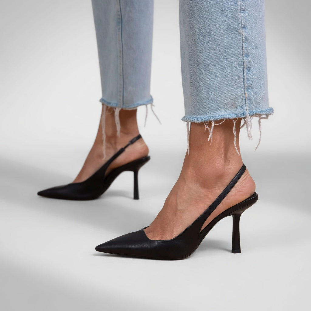 Élizabeth™ — Slingback stiletto heel Parisian elegance